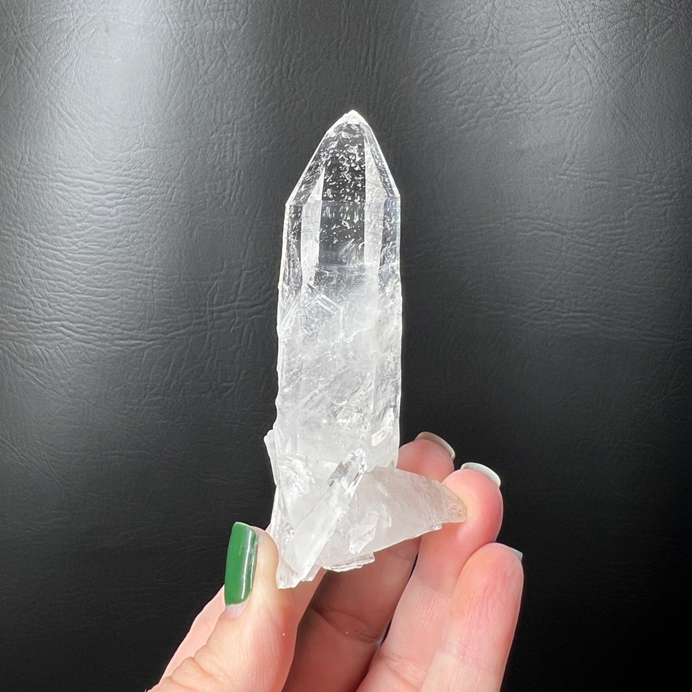 3.05 oz Clear Quartz Crystal Point from Santander Colombia